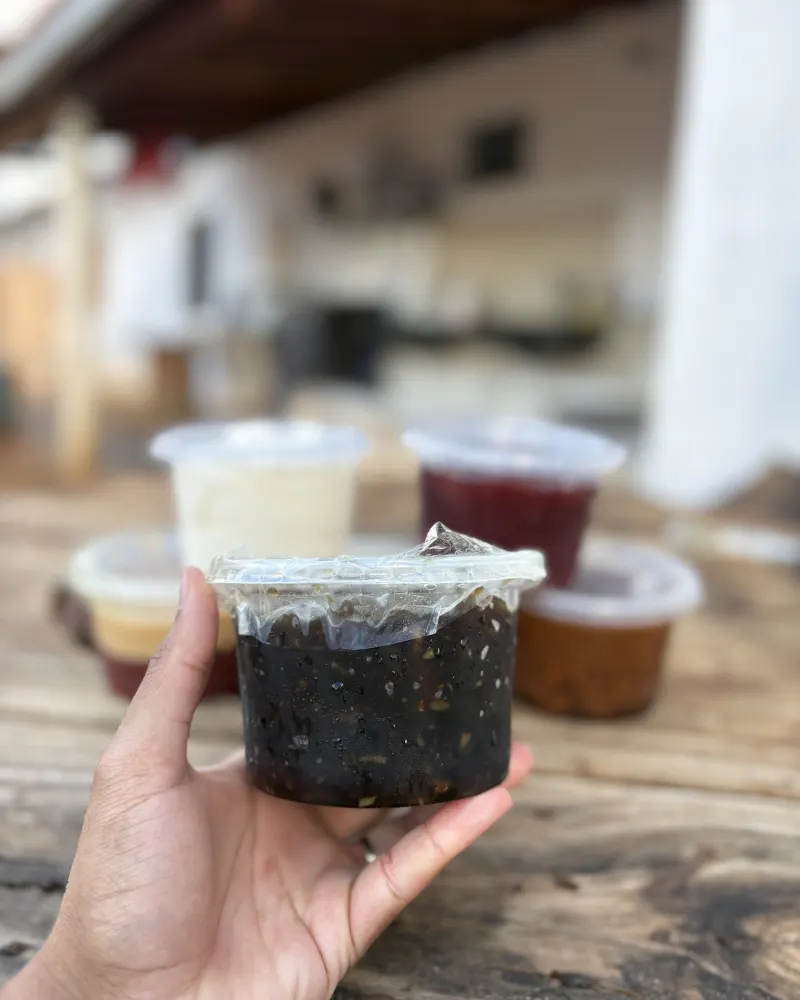Doce de mamão em calda da Fazenda Várzea do Feijão, Tauá-CE