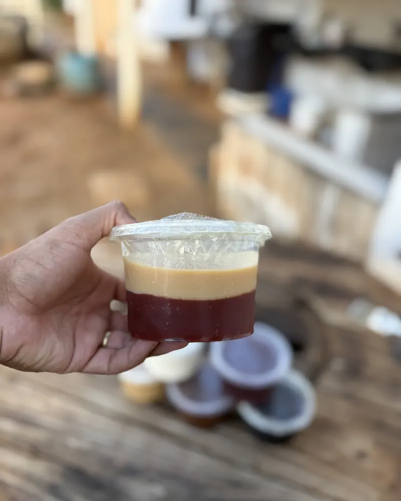 Doce Romeu e Julieta — goiabada com doce de leite, da Várzea do Feijão